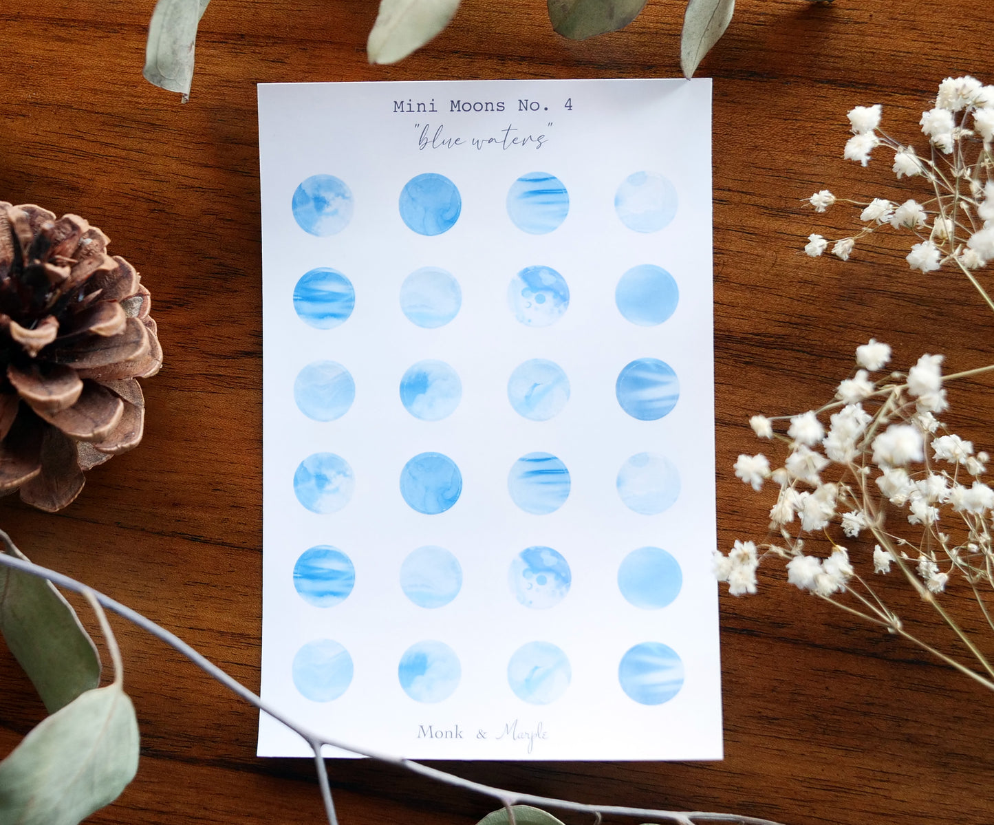 Mini Moons No. 4 "Blue Waters"