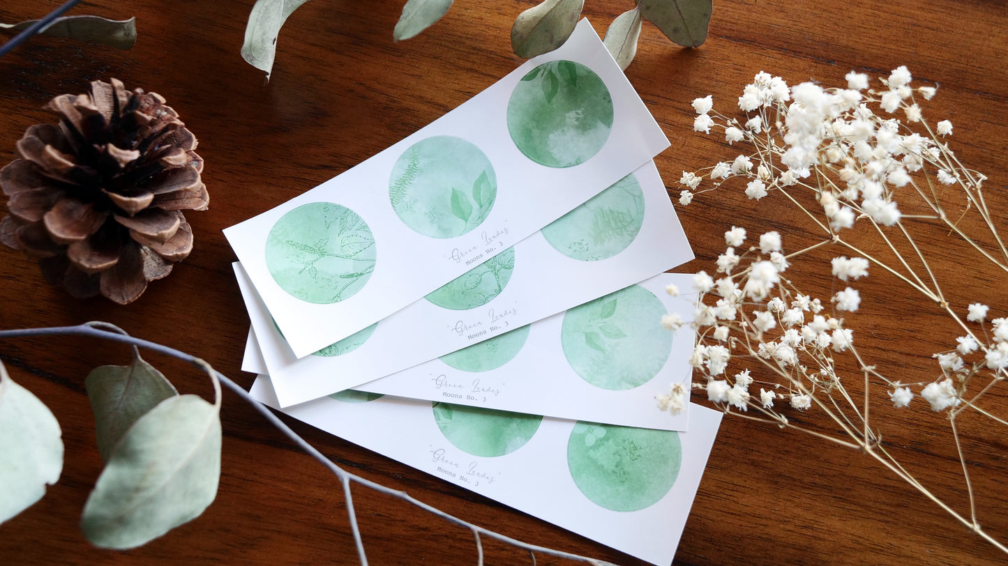 Moons No. 3 "Green Leaves"