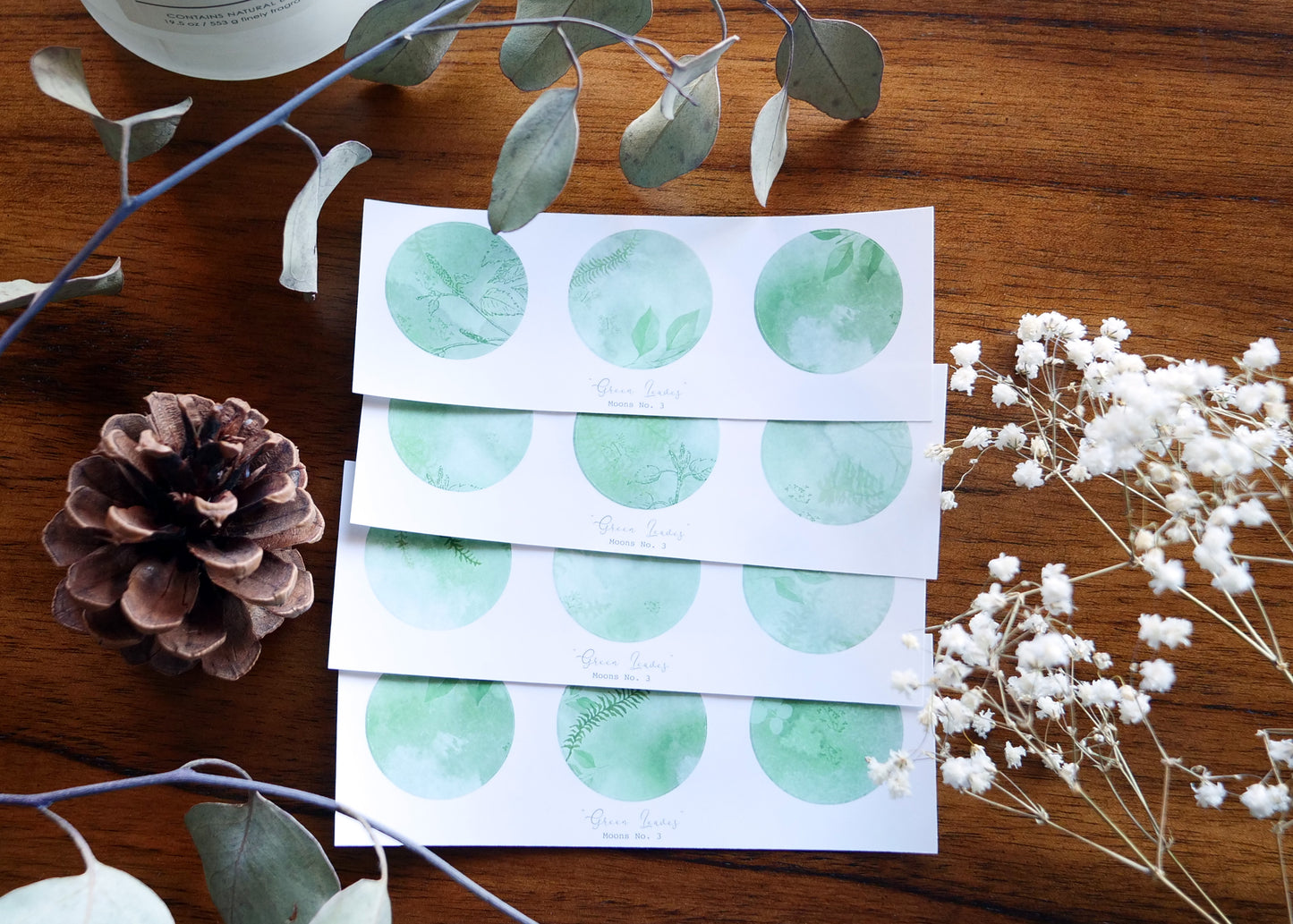 Moons No. 3 "Green Leaves"