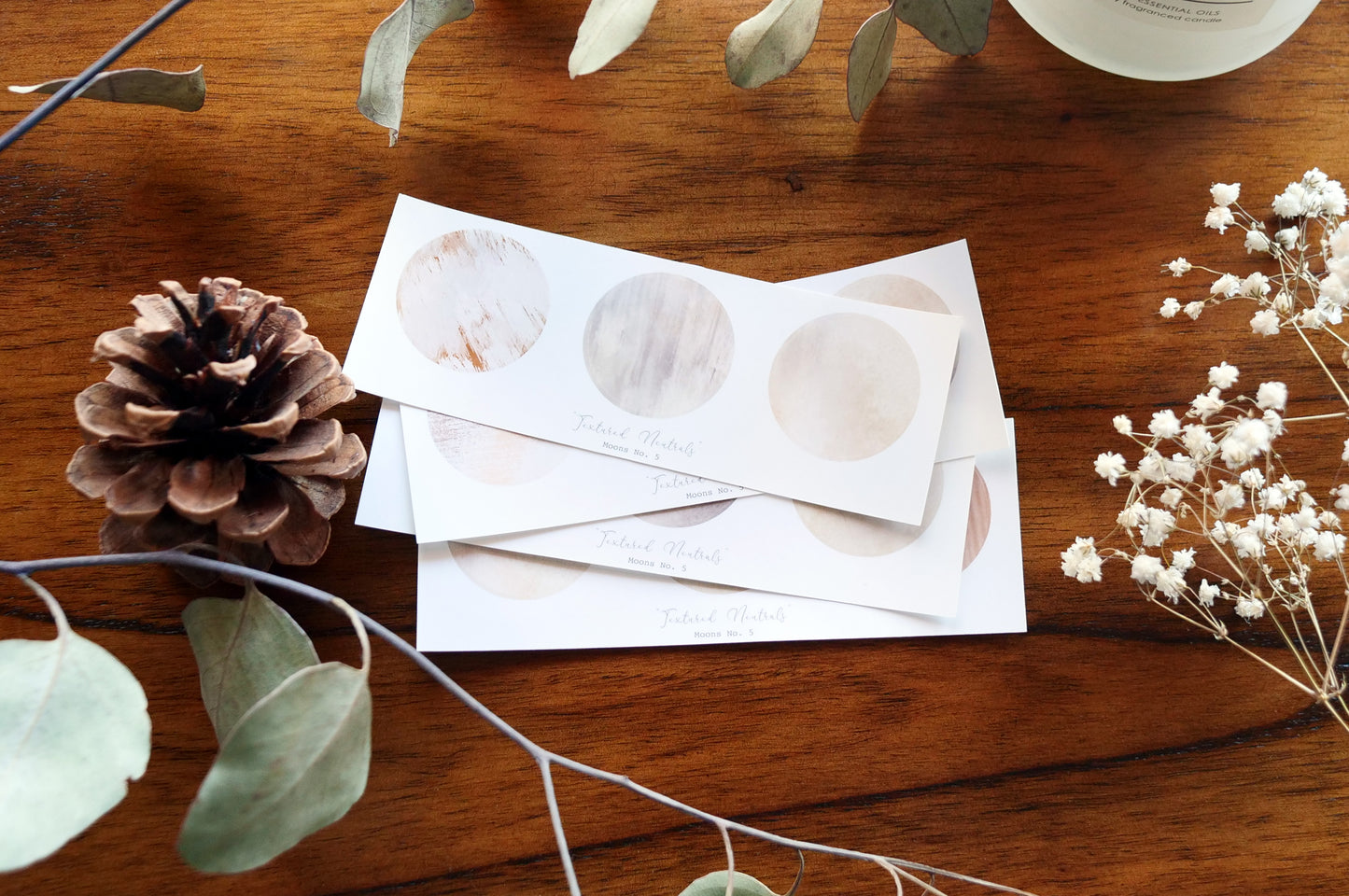Moons No. 5 "Textured Neutrals"