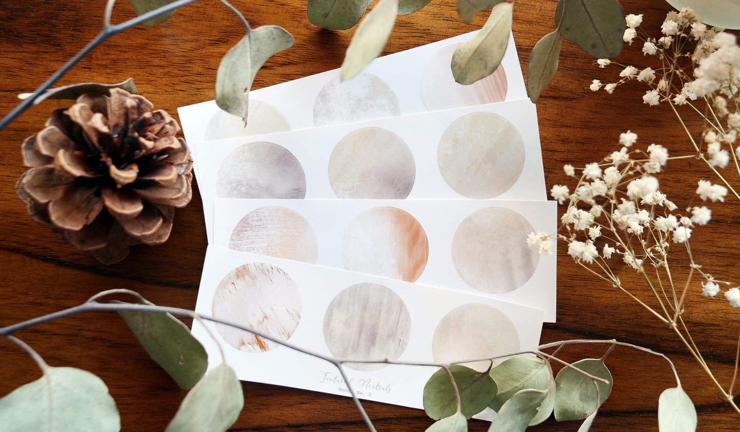 Moons No. 5 "Textured Neutrals"