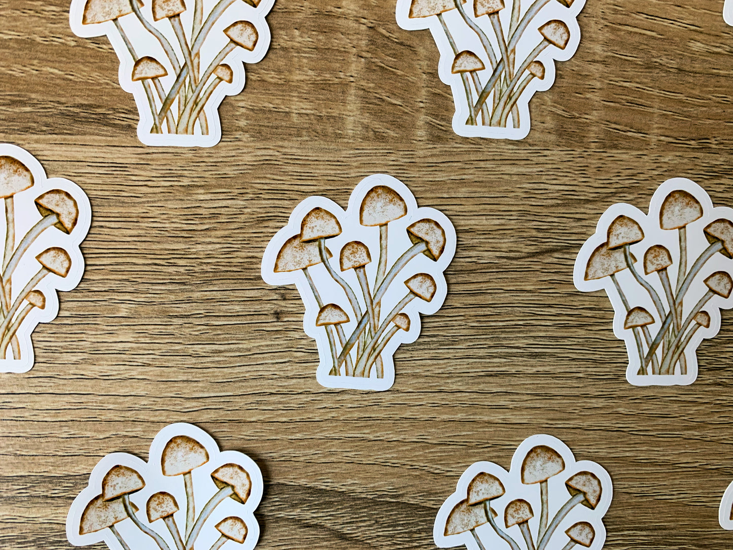 Mushroom Bunch plant sticker