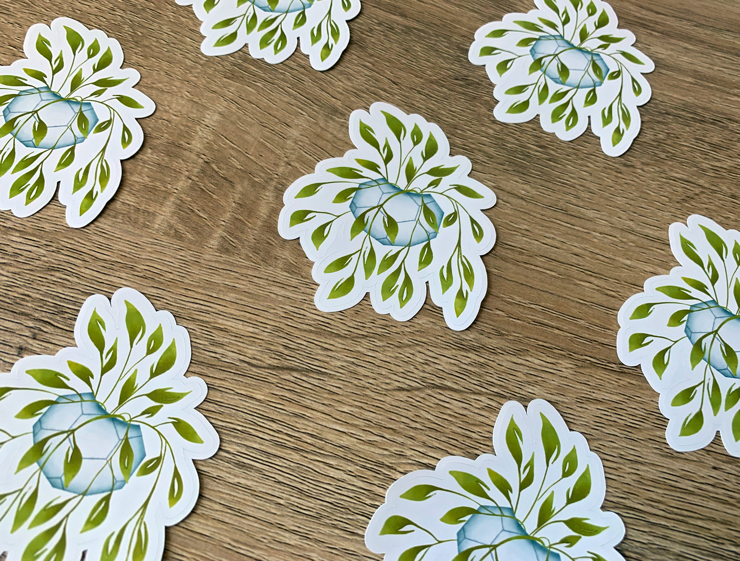 Flowy Leaf plant sticker