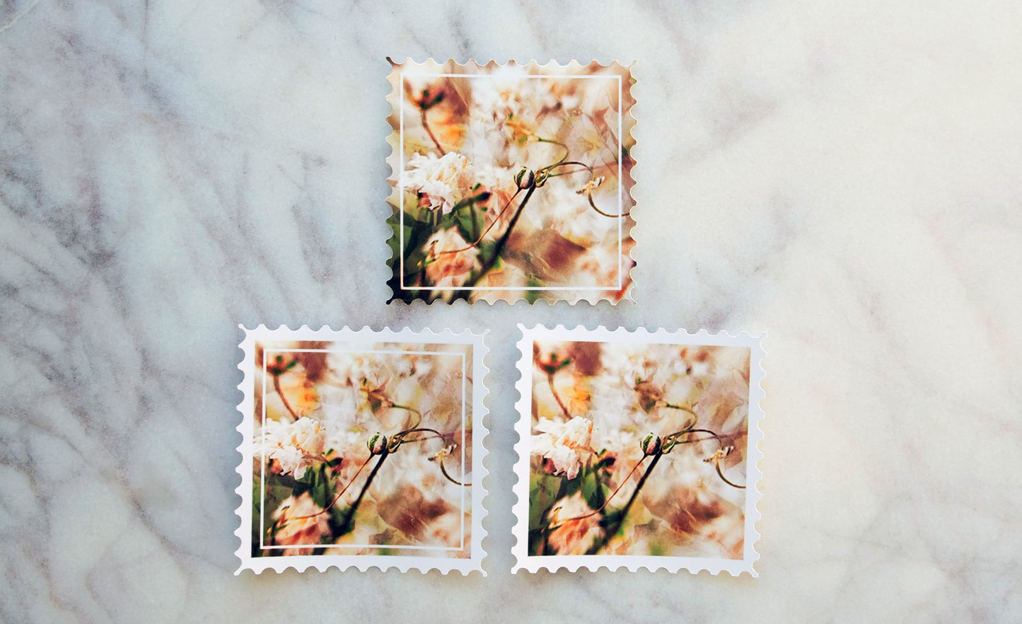 Vintage Floral Stamps No. 5 "micro bud"