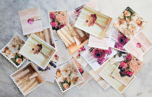 Vintage Floral Stamps Bundle