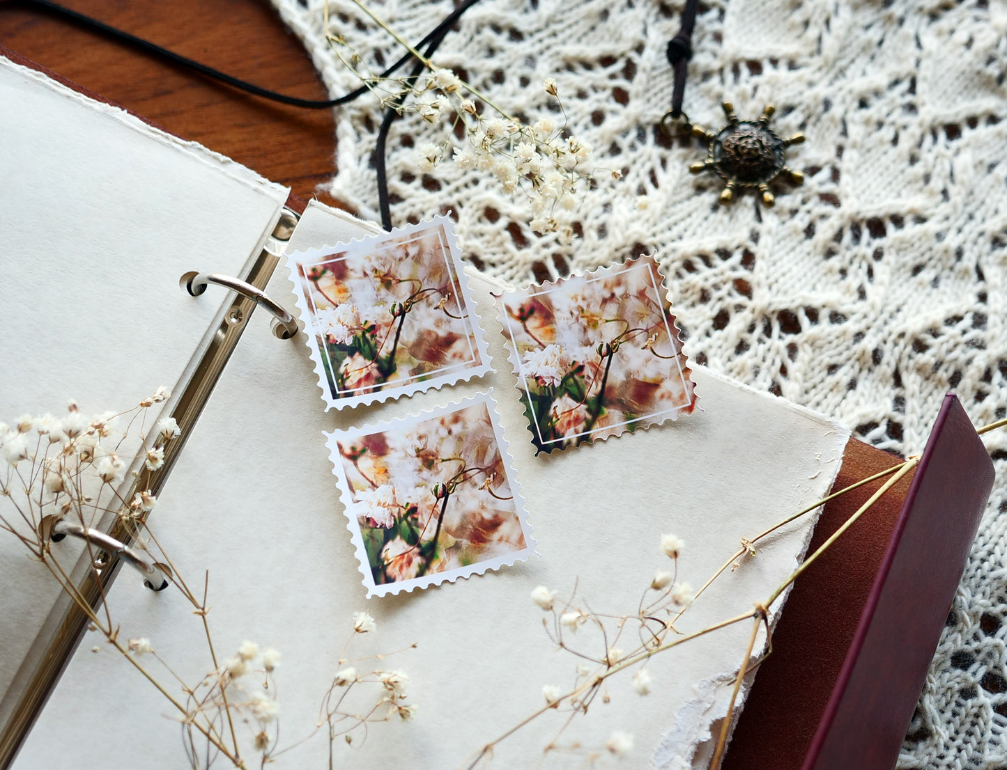 Vintage Floral Stamps No. 5 "micro bud"