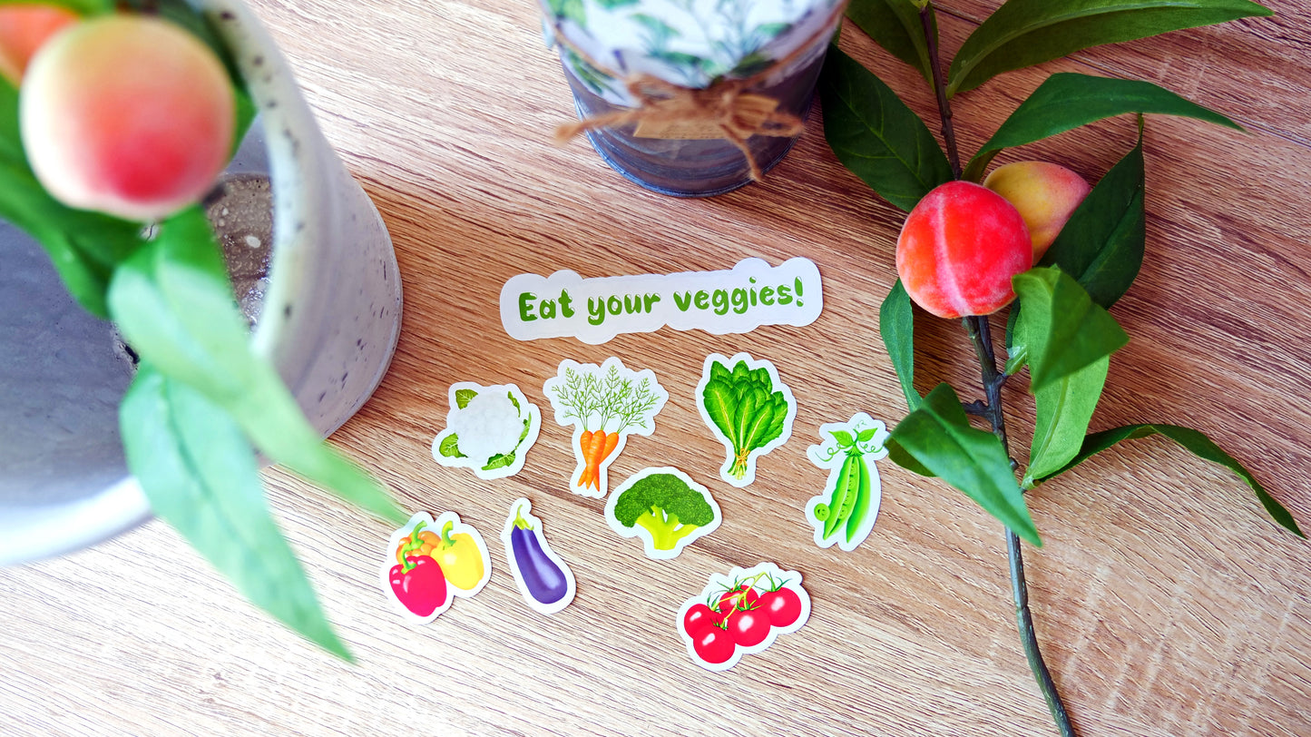 Eat Your Veggies! sticker pack