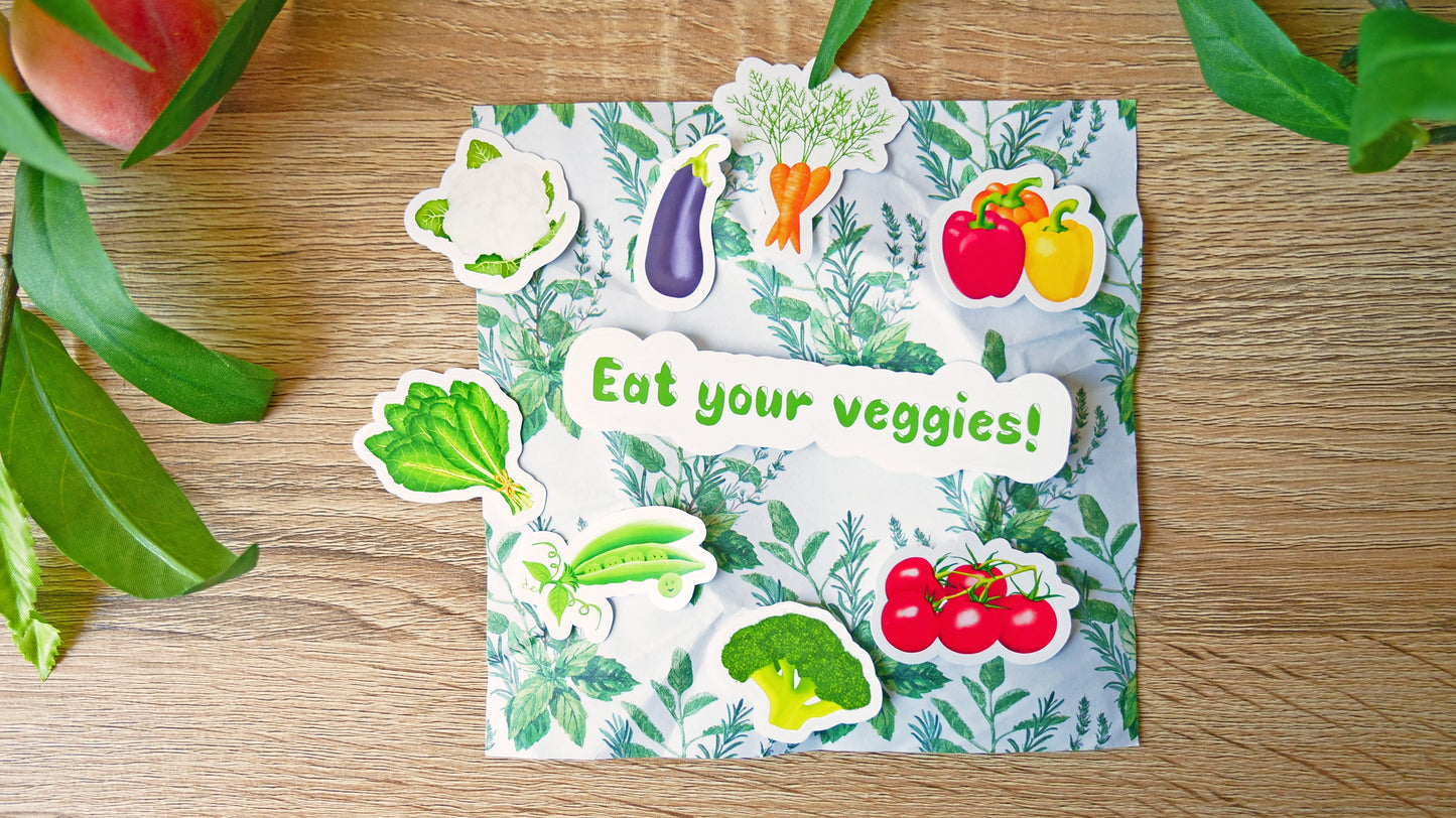 Eat Your Veggies! sticker pack